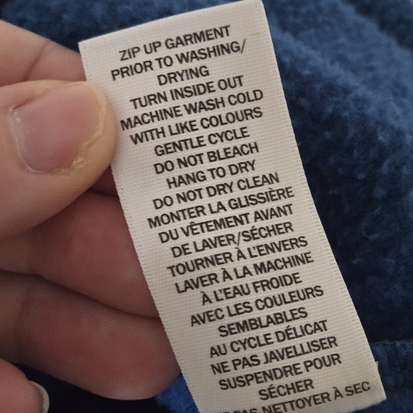 Northern Reflections Blue Fleece Womens Medium Vest with Penguin Embroidery, - Picture 10 of 12